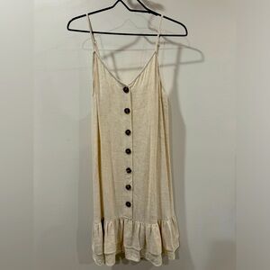 Blue Rain cream color dress